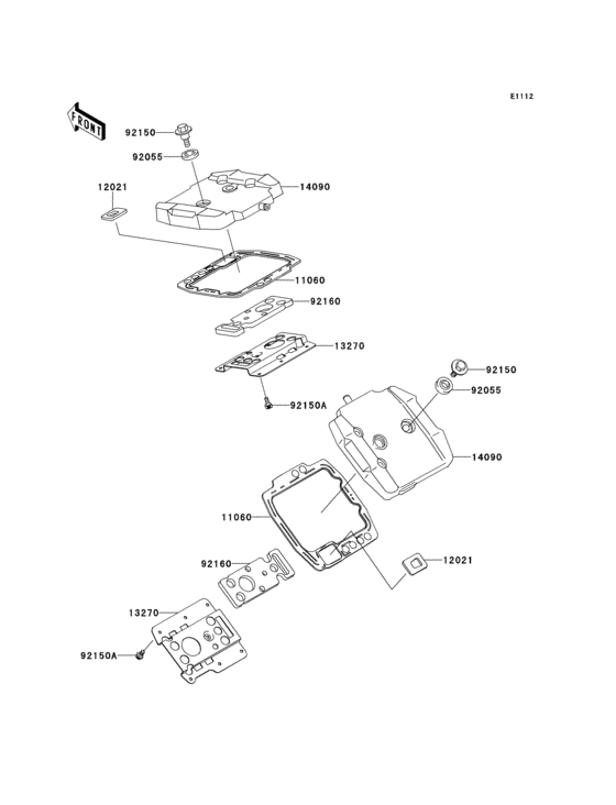 VN800 Крышка головки цилиндров