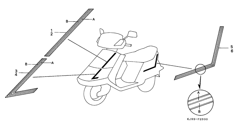 CH125 Наклейка