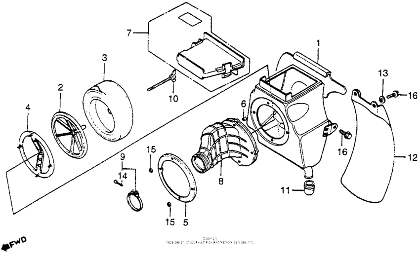 Air cleaner 83