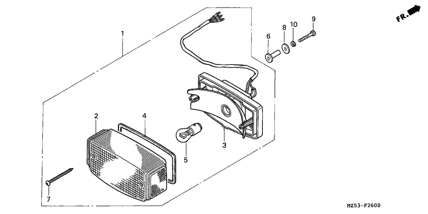 Taillight unit ass`y