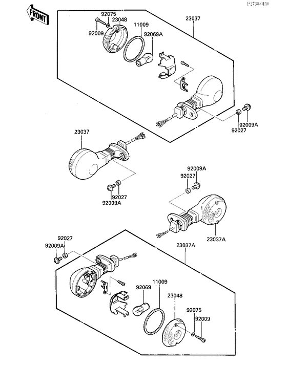 KZ1000 Поворотники