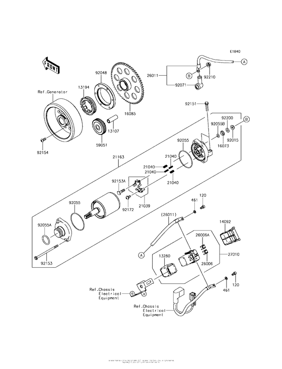 ZR900 Стартер
