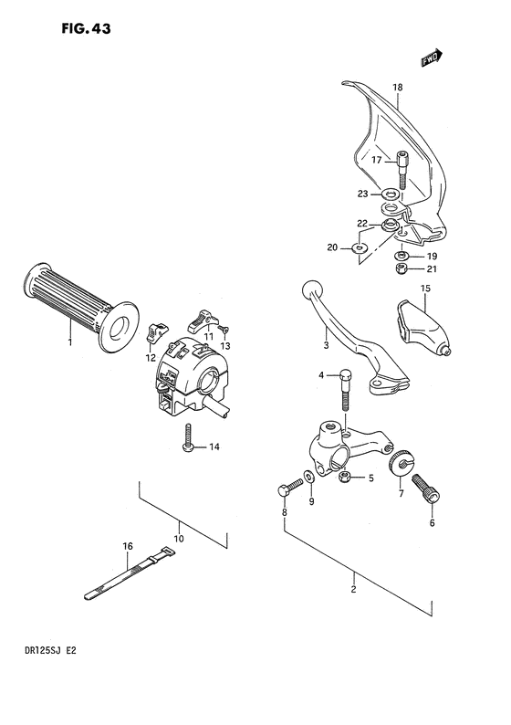 Left handle switch