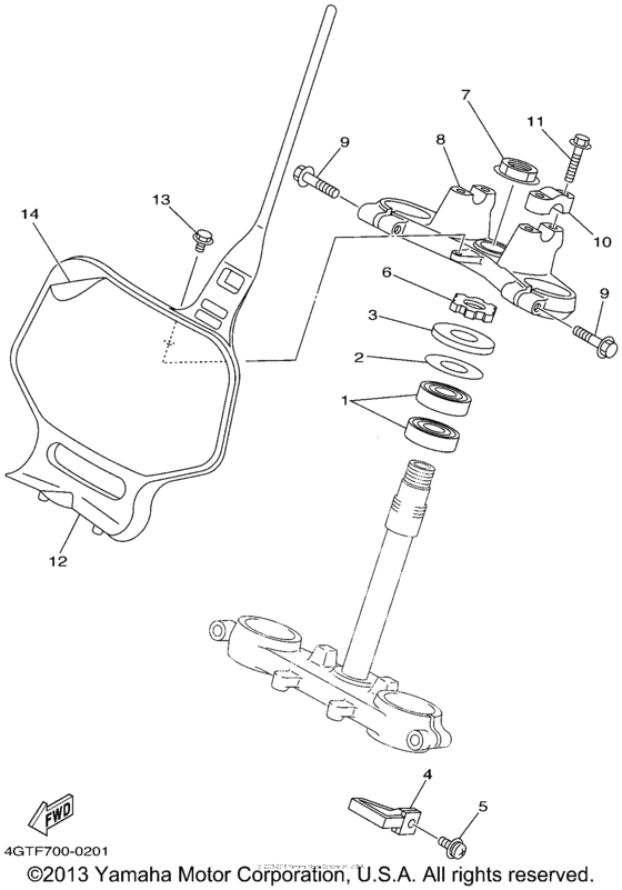 YZ85P Управление