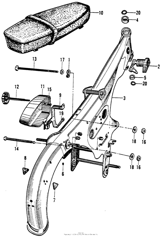 Frame + seat