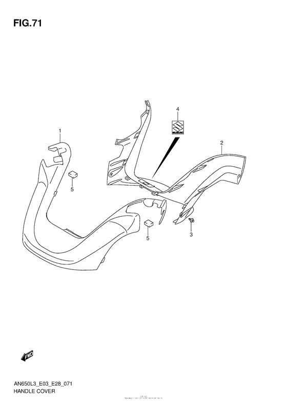 AN650 Облицовка руля