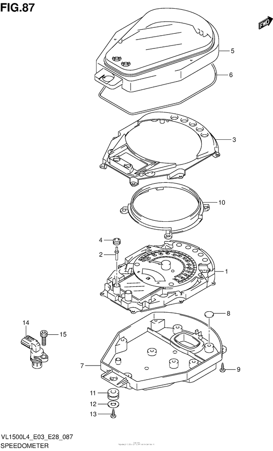Speedometer (Vl1500Bl4 E03)