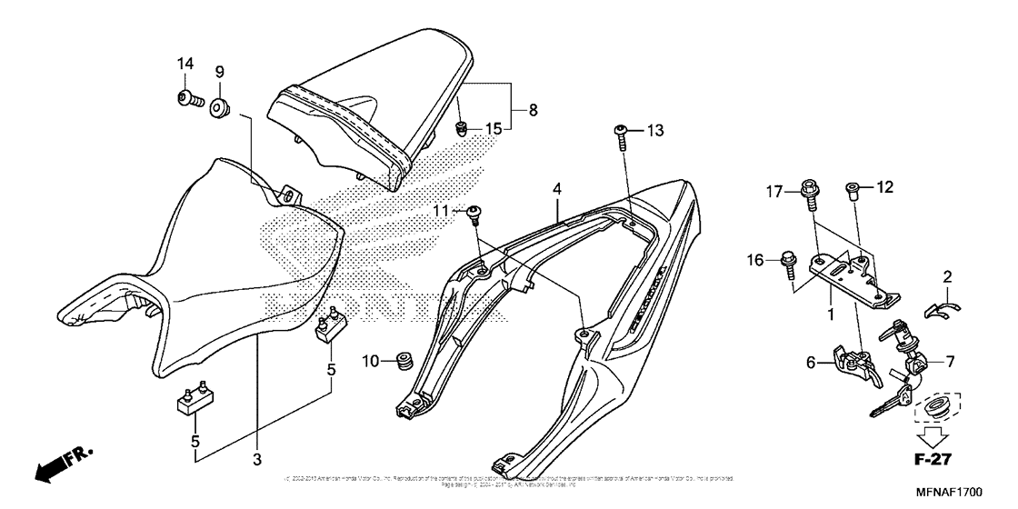 Seat + Rear Cowl
