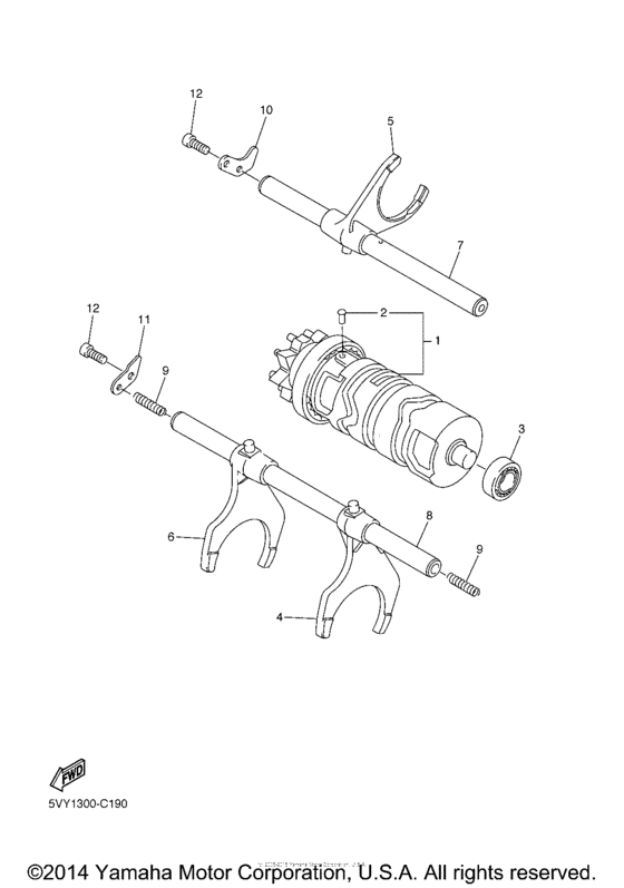 FZS10FCGY Копирный вал