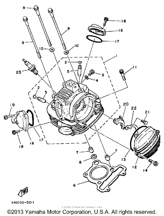 BW200S Головка цилиндров