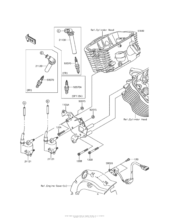 VN900 Система зажигания