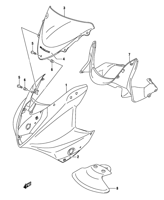 Cowling body