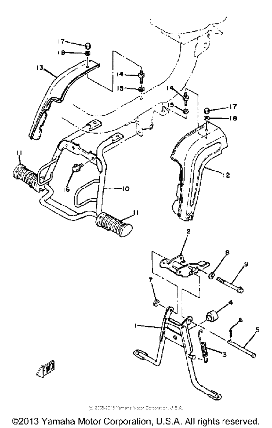 Stand - footrest