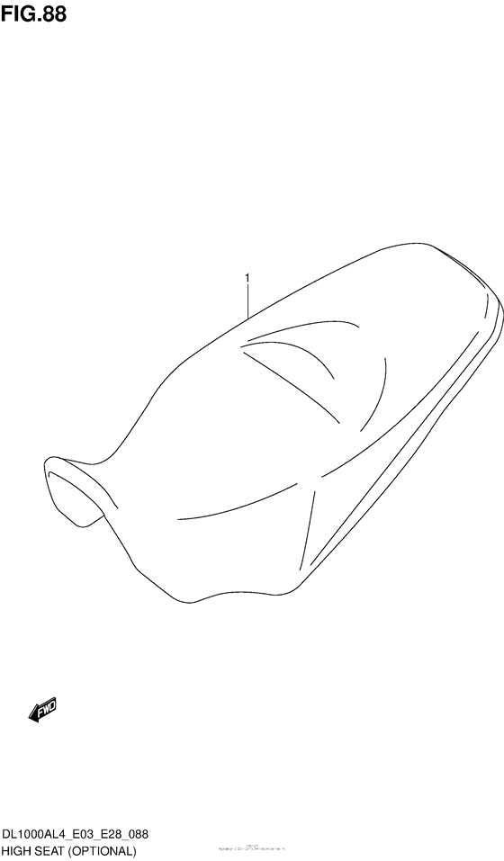 DL1000 (ABS) High Seat (Optional)