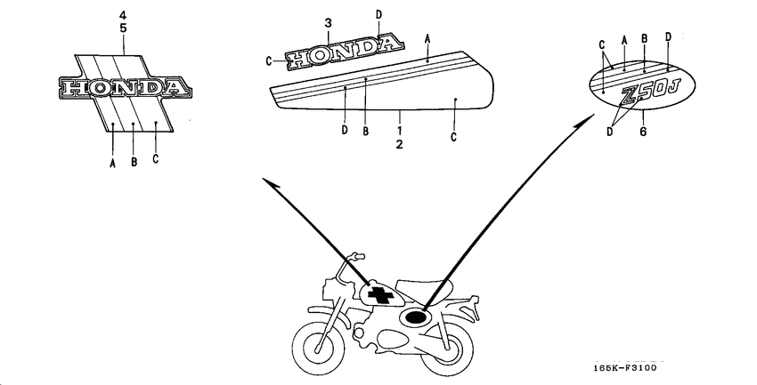 Z50J Emblem / stripe