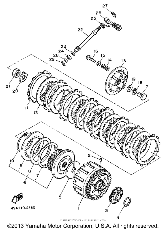 FJ600LC Сцепление