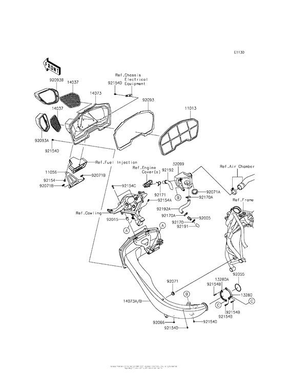 ZX1000 Воздушный фильтр