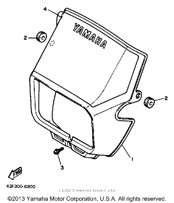 XT600TC (CA ED.) Обтекатели