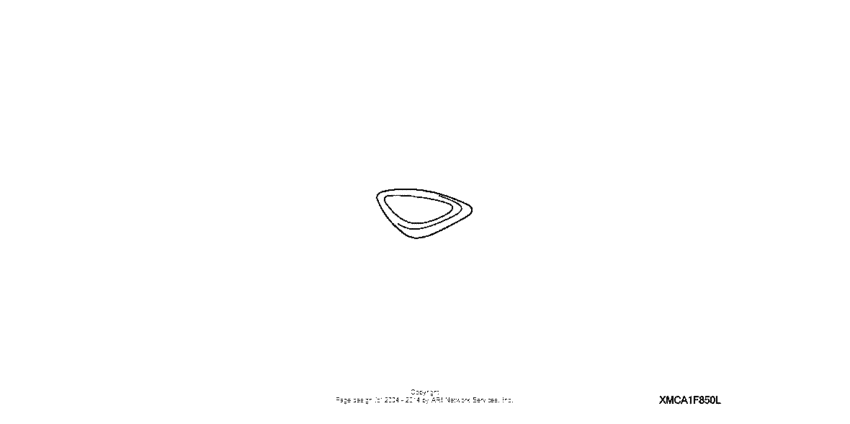 GL1800 (ABS) Front fender emblem