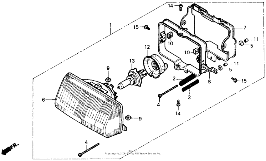 Ch150 headlight 85
