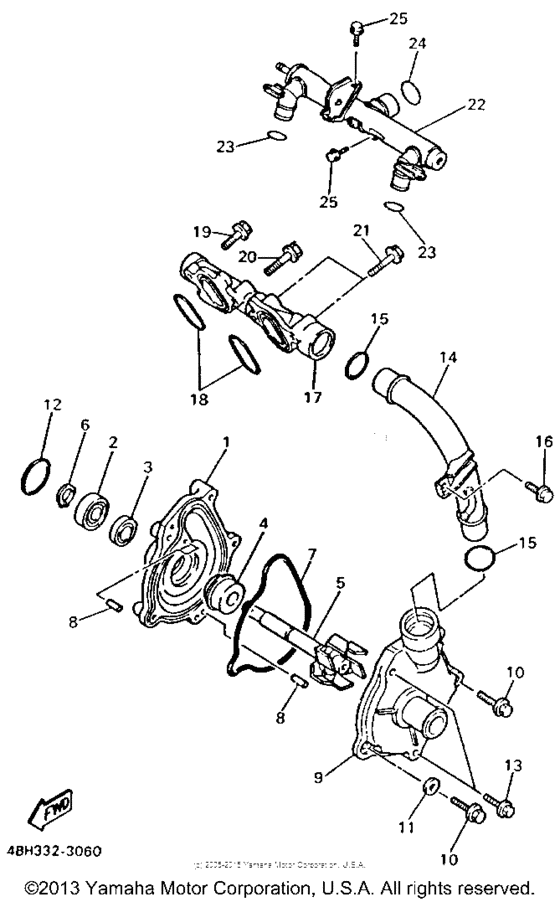 GTS1000AE Водяной насос