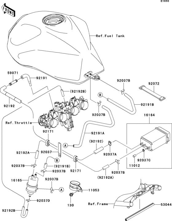 ZR1000 Топливная система