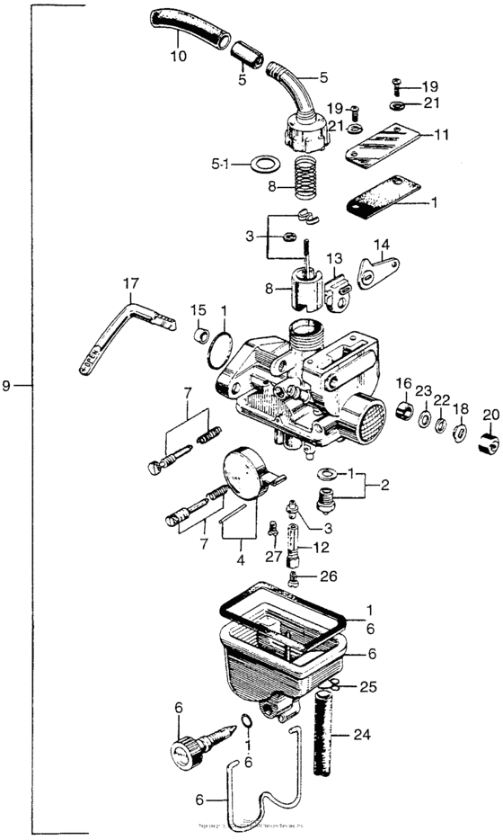 Z50A Carburetor set