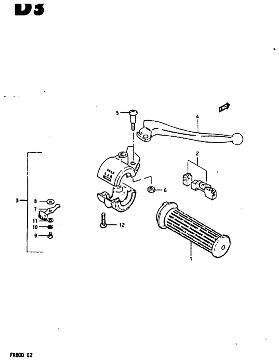 Right handle switch