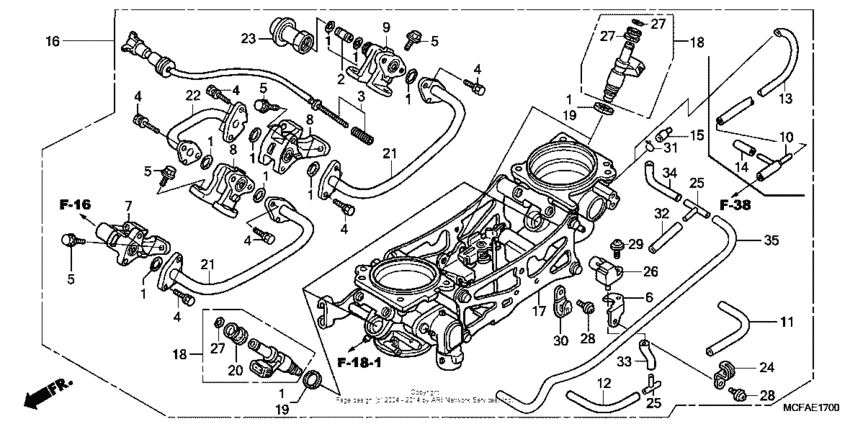 Throttle body (assy.)
