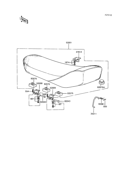 KE100 Сиденье