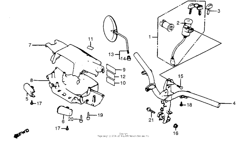 Handlebar + handle cover