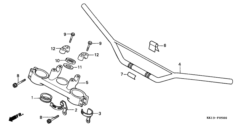 Handle pipe/top bridge