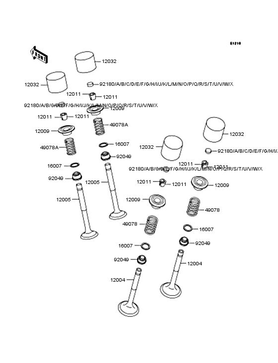Rocker arms/valves