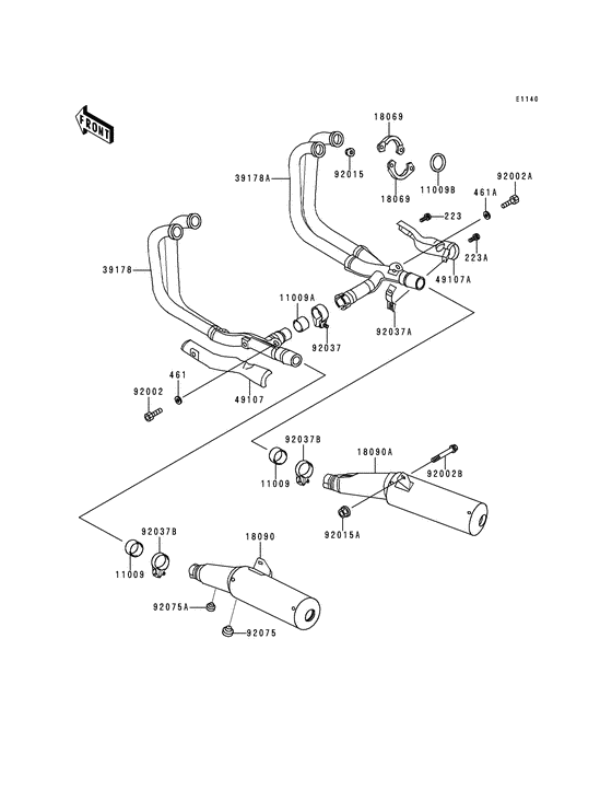 Muffler comp