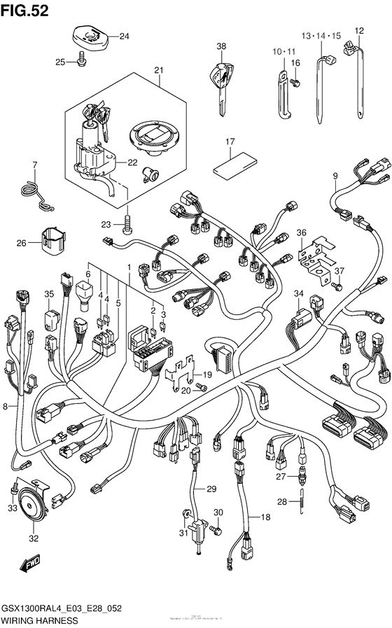 Wiring Harness (Gsx1300Ral4 E33)