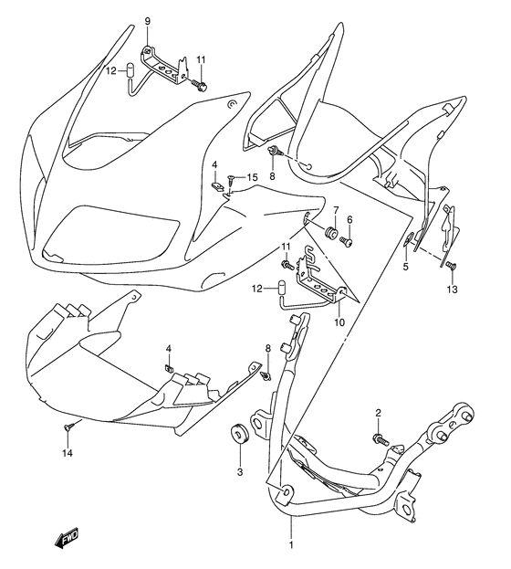 Cowling installation parts