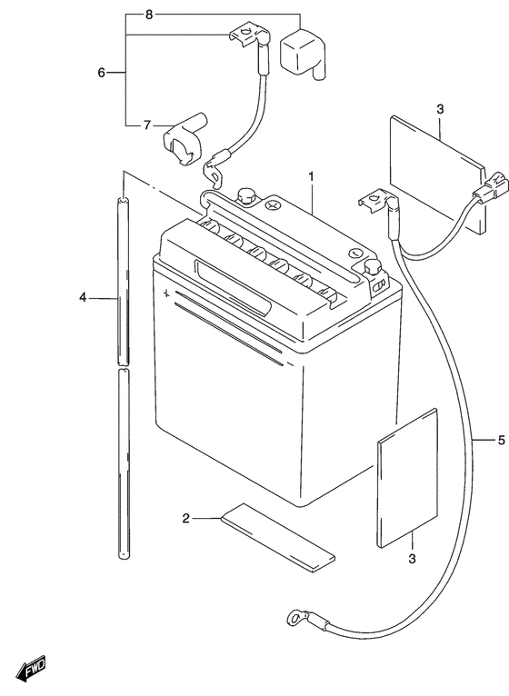 GS500 Аккумулятор