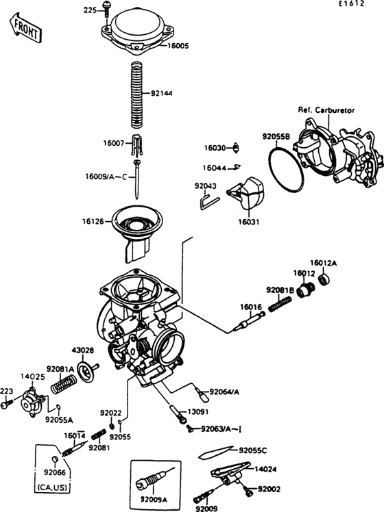Carburetor parts(1/2)