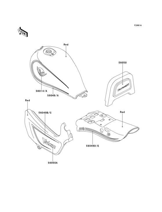 EN500 Decals(en500-a1)(red)