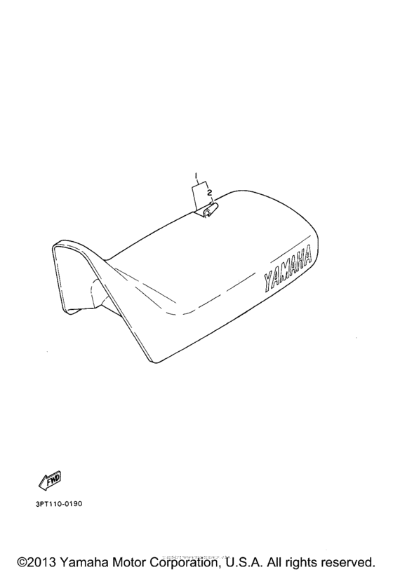 PW50X Сиденье