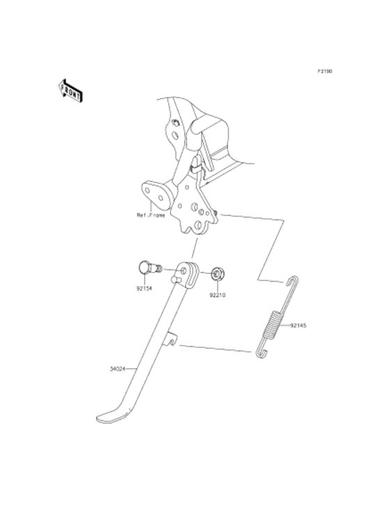 KL110 Подножка