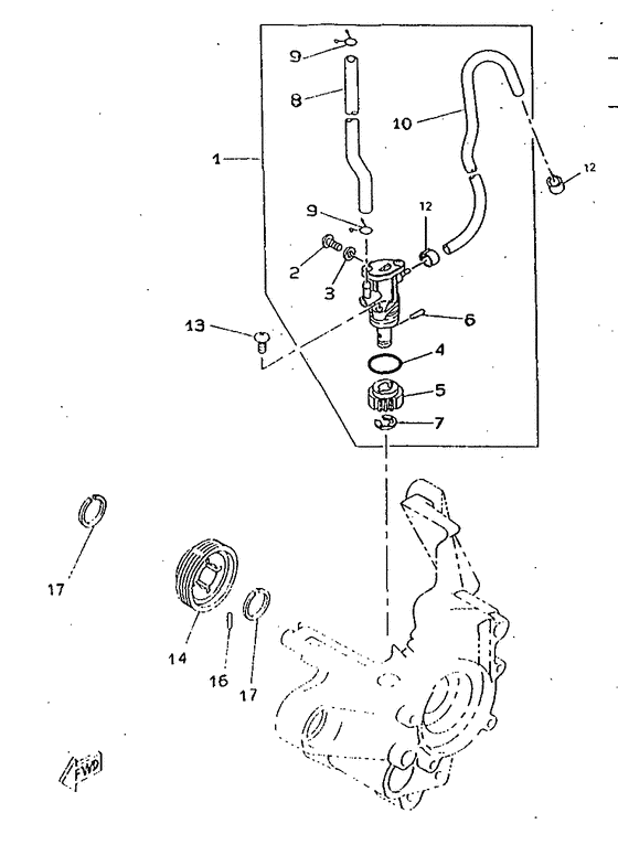 CW50RSP Масляный насос