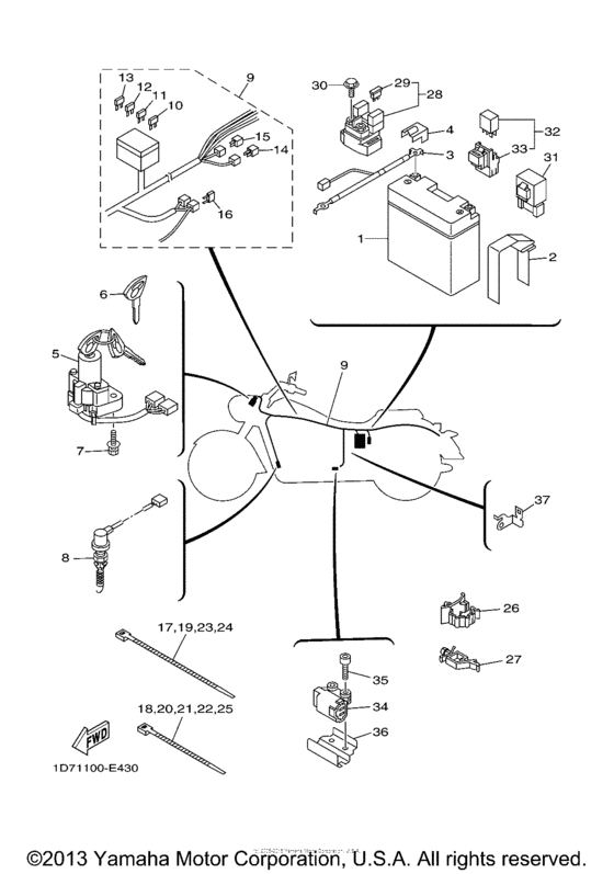 XV1900CT Электрика