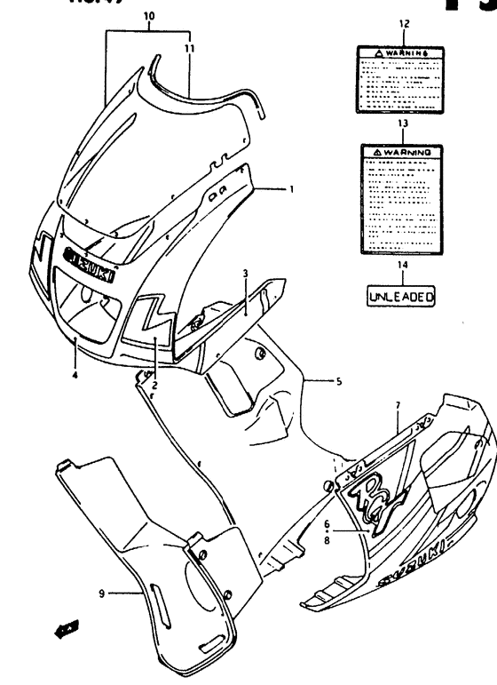 Cowling body