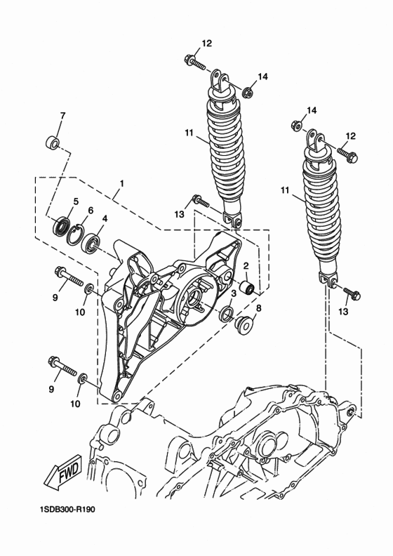 Rear arm & suspension