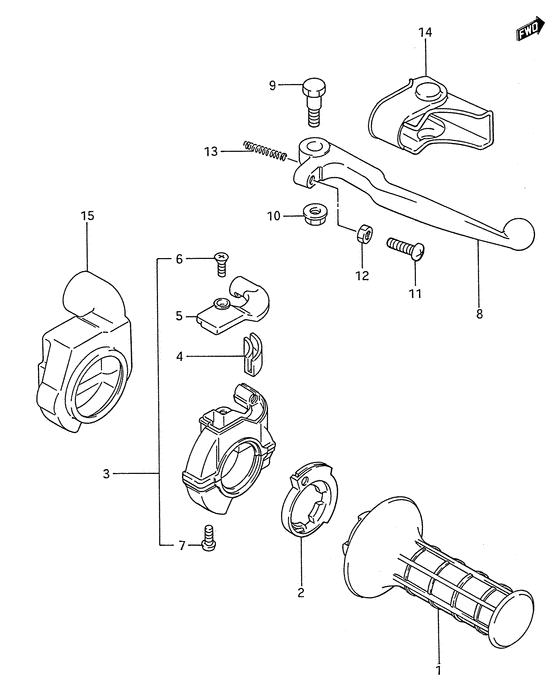 Right handle switch