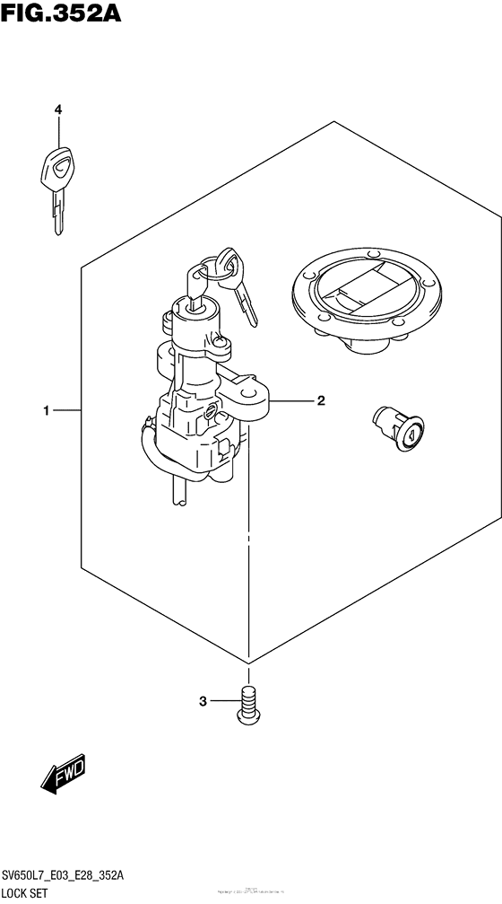 Lock Set (Sv650L7 E03)