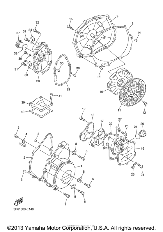 FJR13ACV Боковые крышки