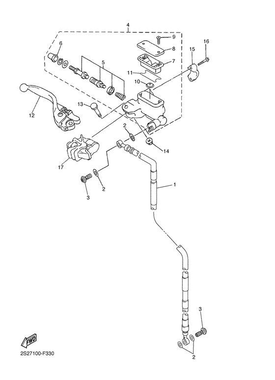  Главный тормозной цилиндр