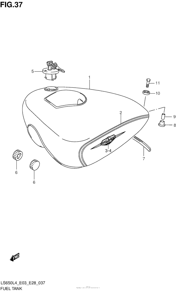 Fuel Tank (Ls650L4 E03)
